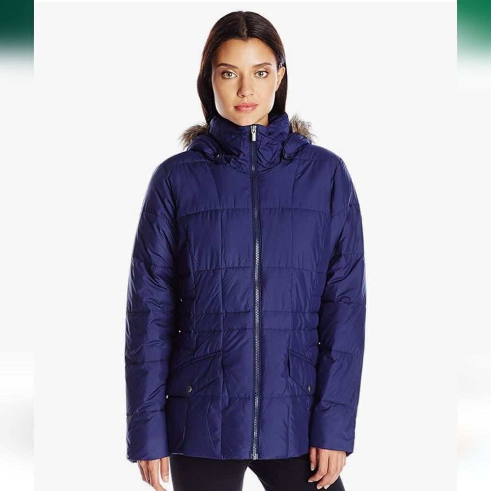 Columbia. Women's Blue Puffer Coat. Size XL. EUC